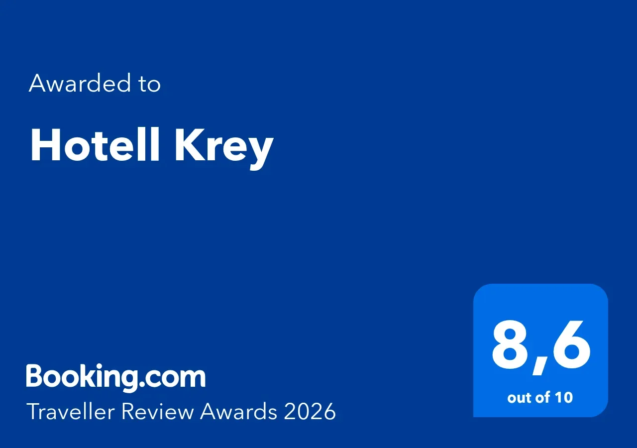 Booking.com Traveller Review Awards 2026 – 8,6 av 10